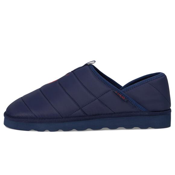 NWT POLO RALPH LAUREN Men Everett Recycle Slipper Navy/Red 12 Medium - Picture 3 of 7